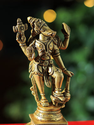 Lord Varaha Brass Statue