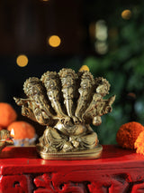 Brass Panchmukhi Ganesha