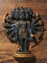 Panchmukhi Hanuman Brass Wall Hanging