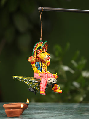 Hanging Narsingh on Bird-Single piece