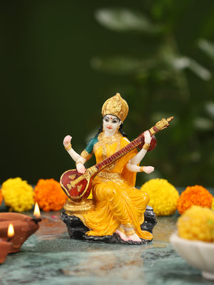 Marble Saraswati Statue