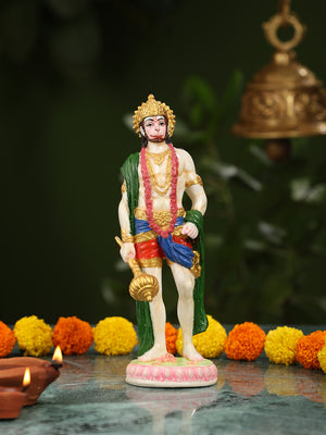 Marble Standing Hanuman ji Statue