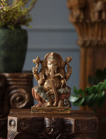 Wooden Whisper - Ganesha Carved Antique Finish