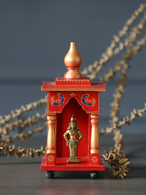 Antiquity Rustica Collective - Small Temple Cow Painted