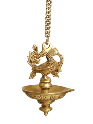 Peacock Hanging Diya