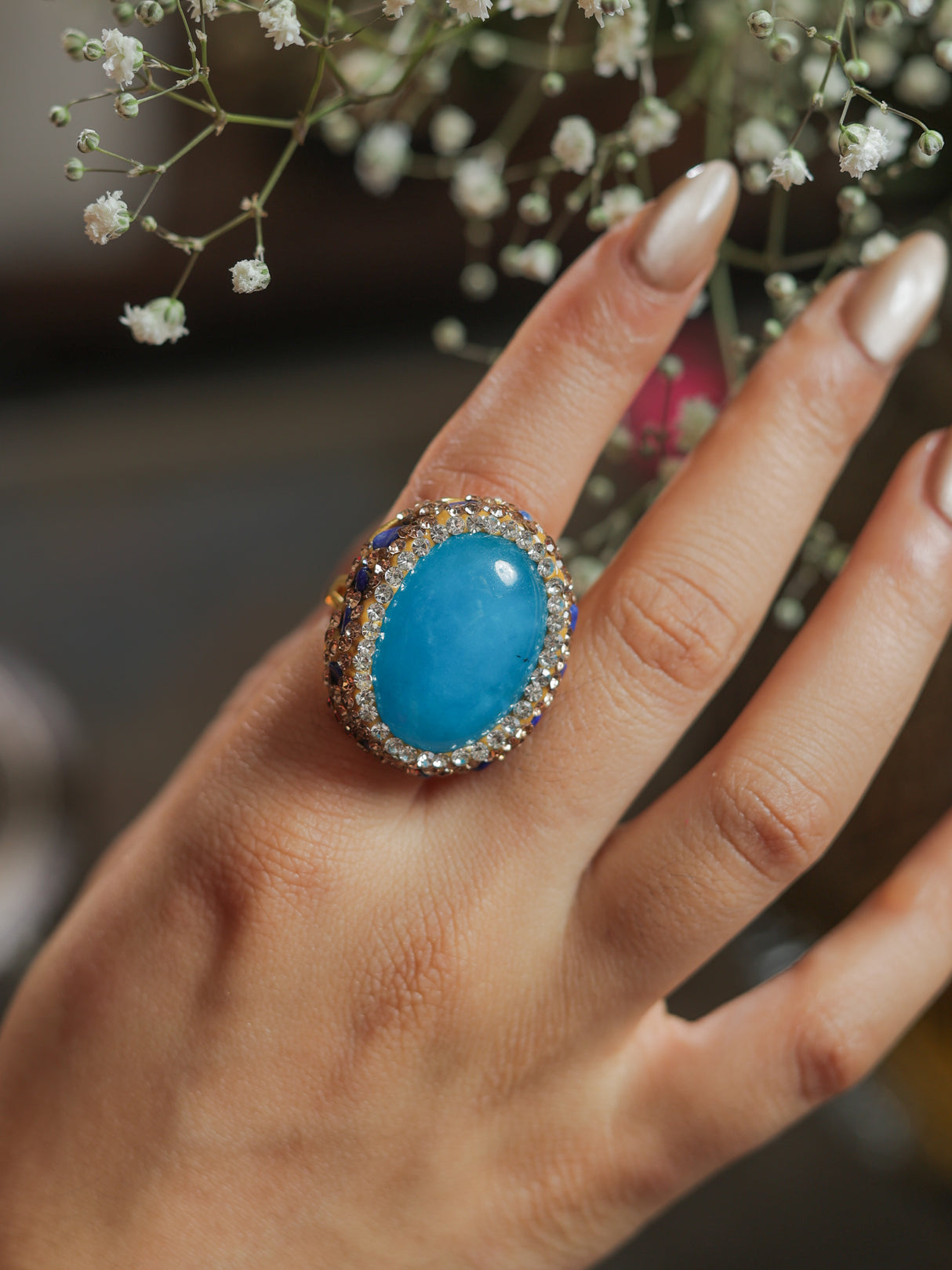 Celeste Cocktail ring