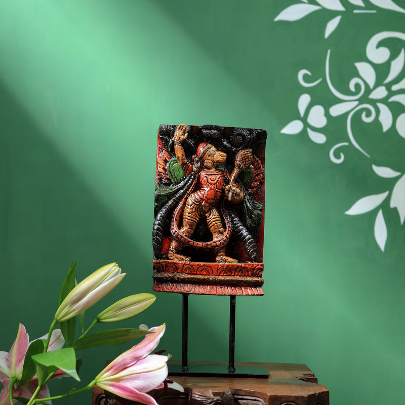 Wooden Hanuman Painted