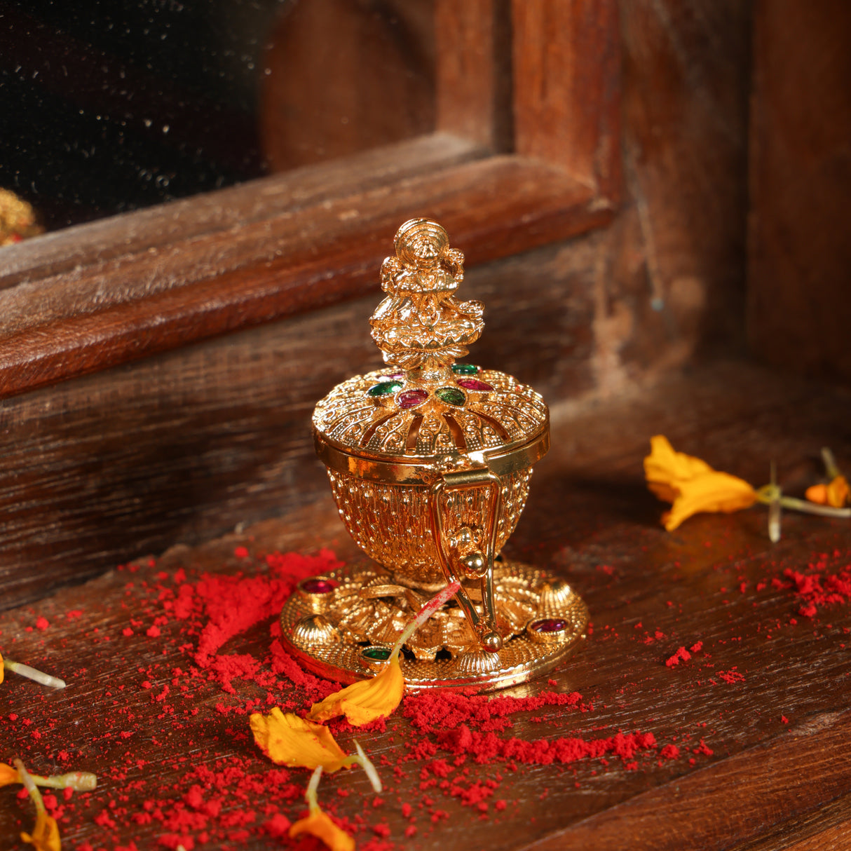 Mahalakshmi Devi Kumkum Box