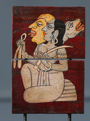 Lord Shiva Wooden Panel