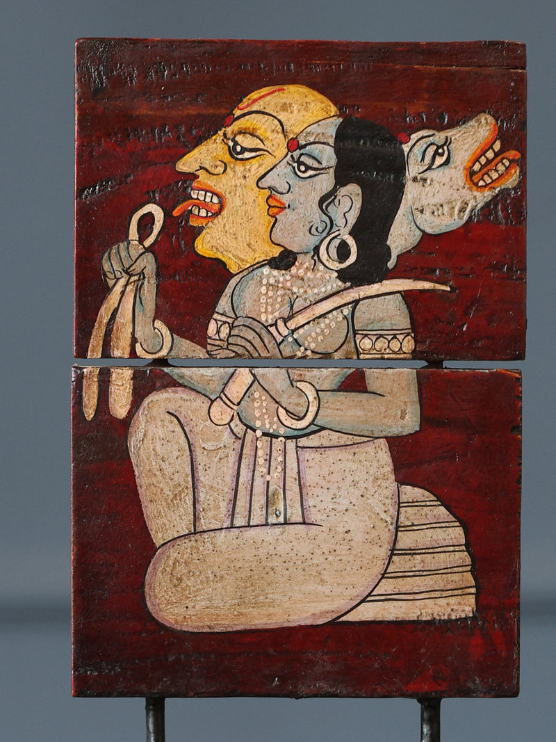 Wooden Shiva Panel