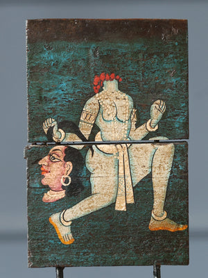 Maa Kali Wooden Panel