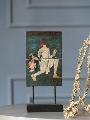 Maa Kali Wooden Panel