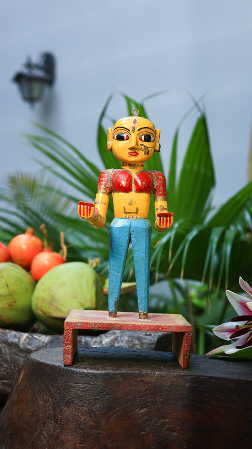 Gangaur Doll - Vintage Wooden