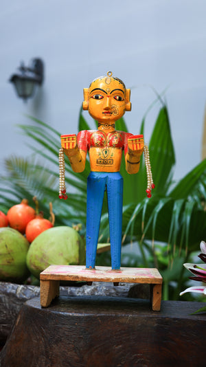 Gangaur Doll - Vintage Wooden