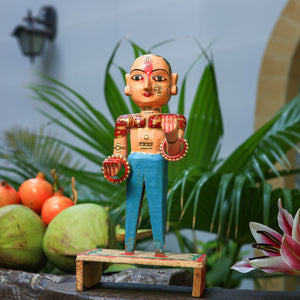 Gangaur Doll - Vintage Wooden