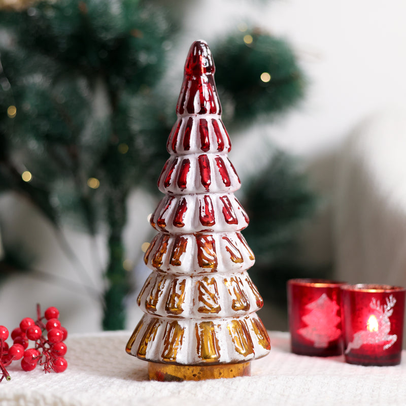 Glass Christmas Tree Decor