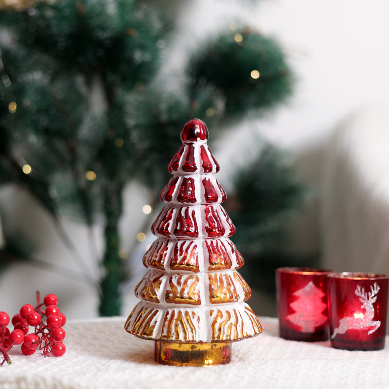 Glass Christmas Tree Decor