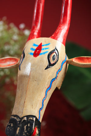 Cow Head Table Décor