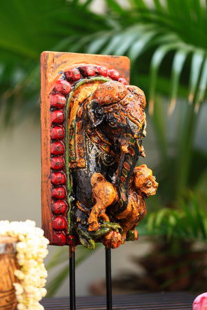 First God-Ganesha statue on iron stand