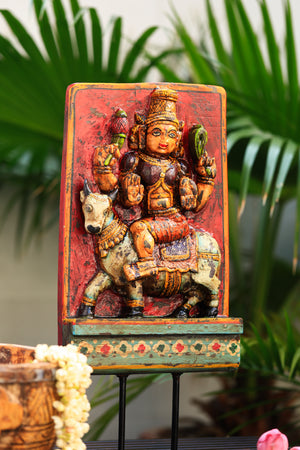 Devta Wooden Panel painted