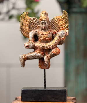 GANDHARVA WITH WINGS & GARLAND