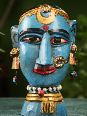 Maa Amba - Wooden Sculpture