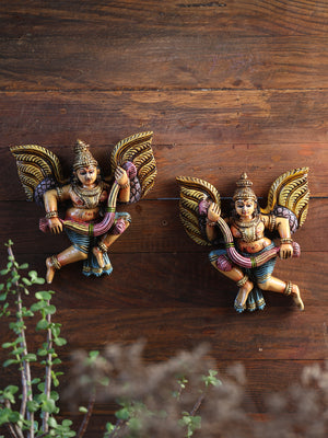Wooden GODDESS- Gandharvas