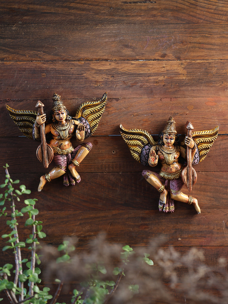 Wooden GODDESS- Gandharvas