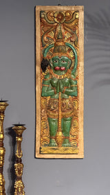 LORD HANUMAN  WOODEN PANEL