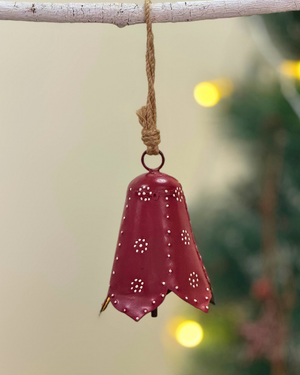 Handcrafted Rustic Iron Hanging Bell
