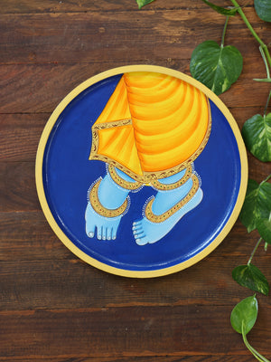 Wooden Wall Plates - Lotus Feet
