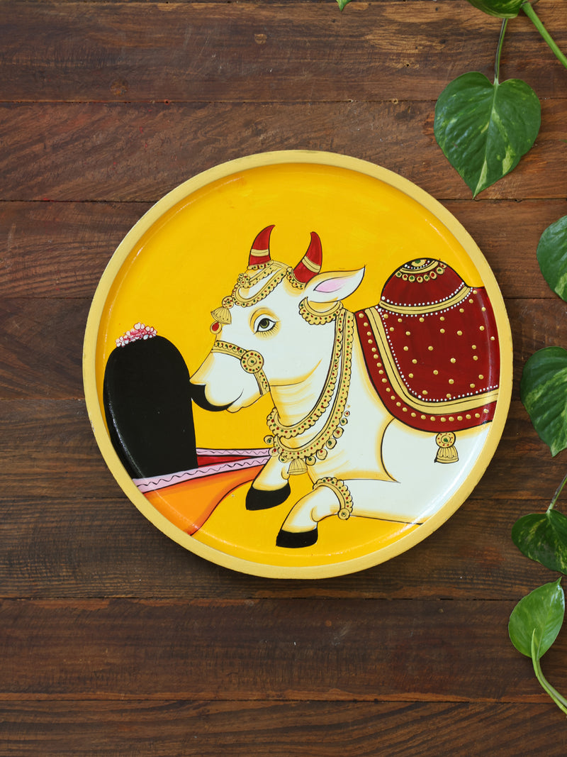 Wooden Wall Plates - Sacred Cow