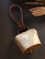 Antiquity Rustica Collective - Iron Bell With Leather Handle