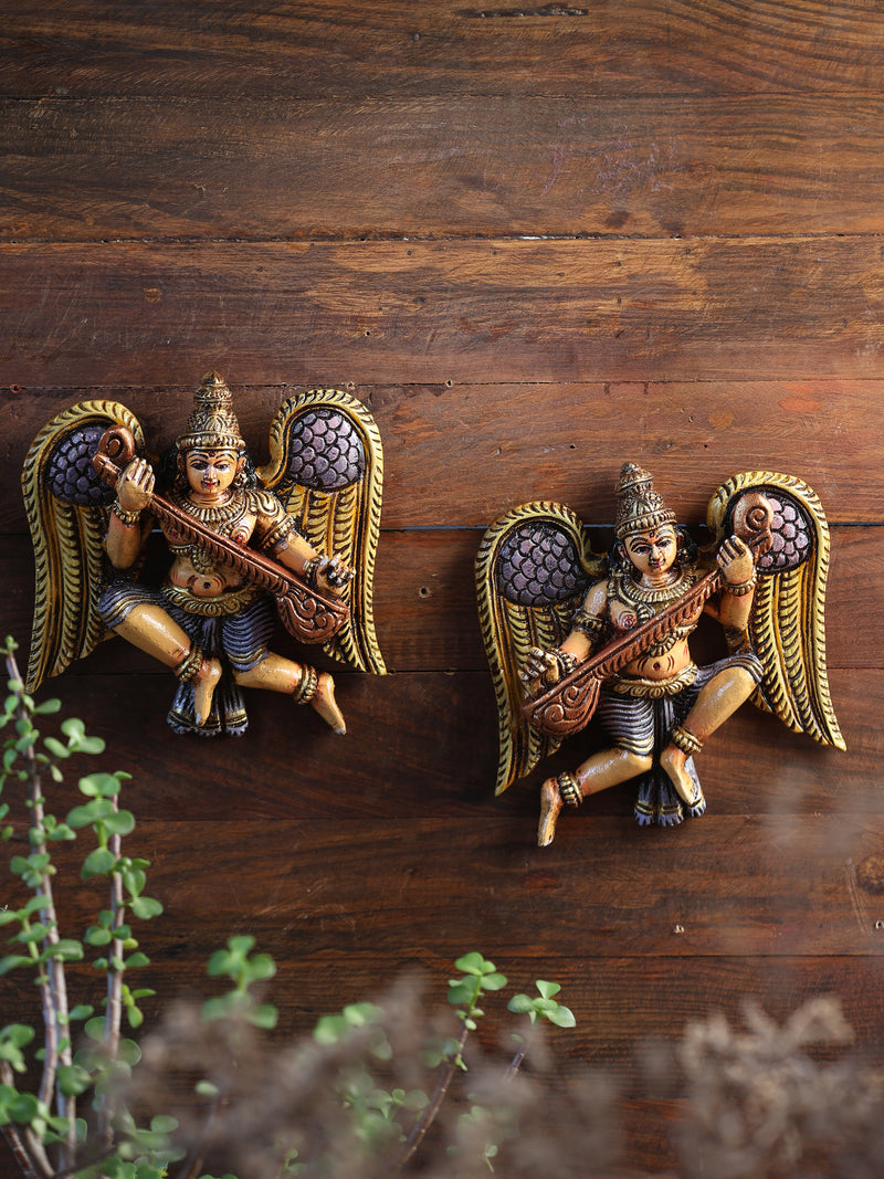 Wooden Goddess - Gandharvas