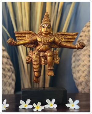 Wooden Whisper - Garuda on wooden Base