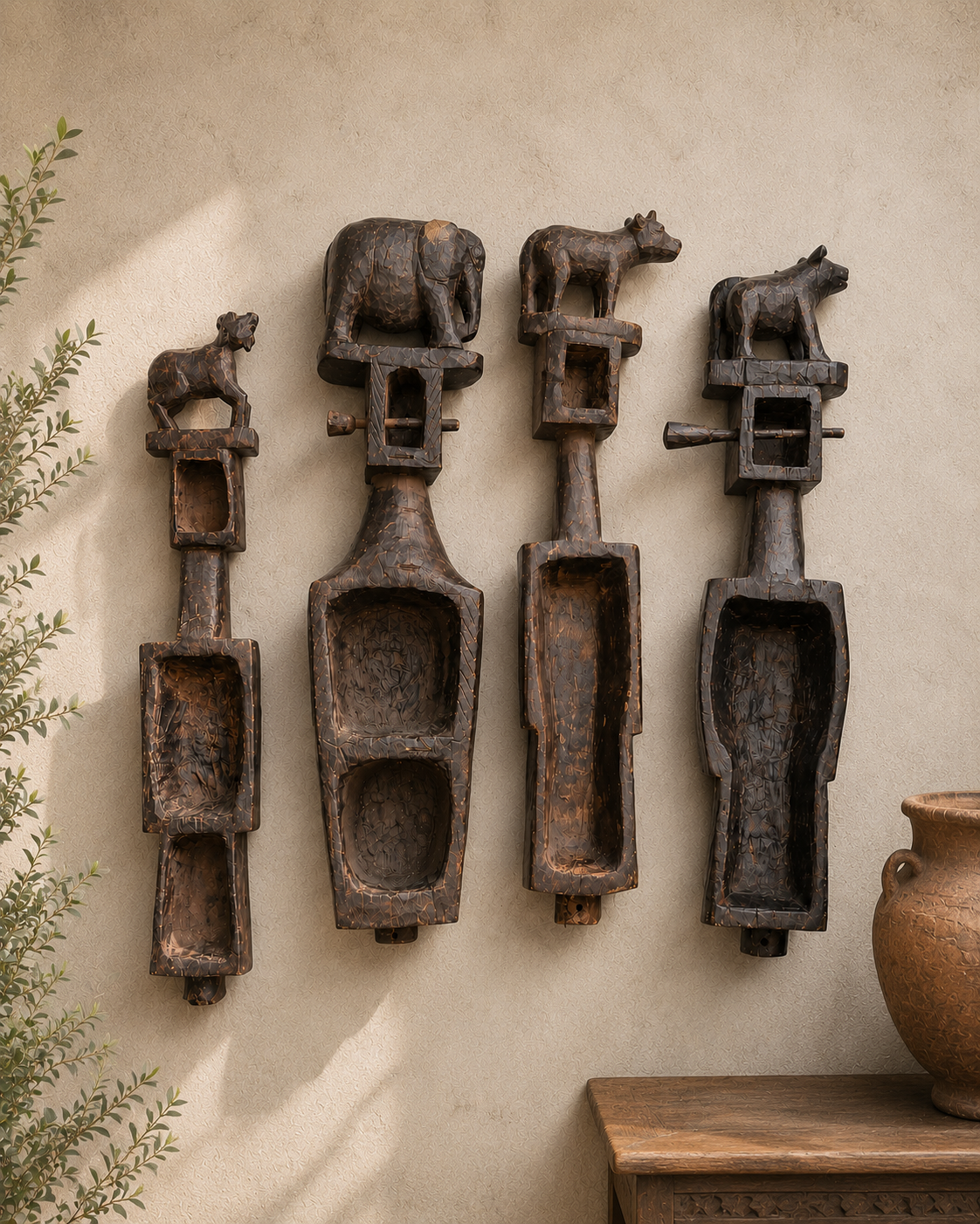 Patra wall décor assorted-single piece