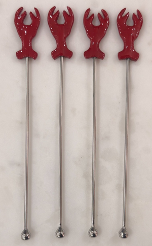 Lobster Cocktail Stirrer (Set of 4)