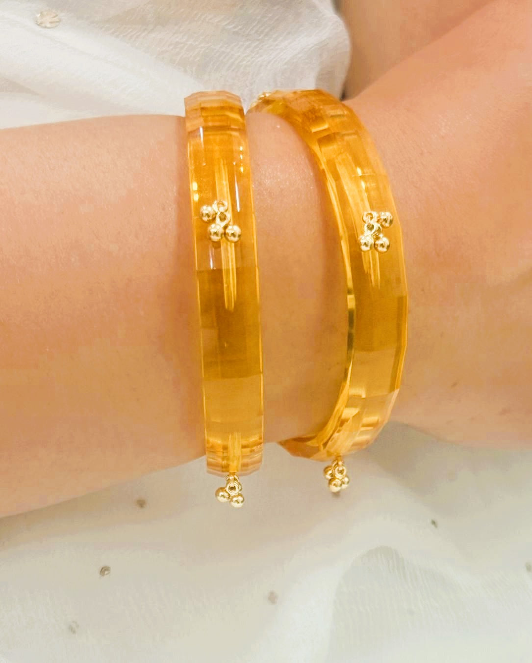Preet Acrylic With Ghungru Bangles