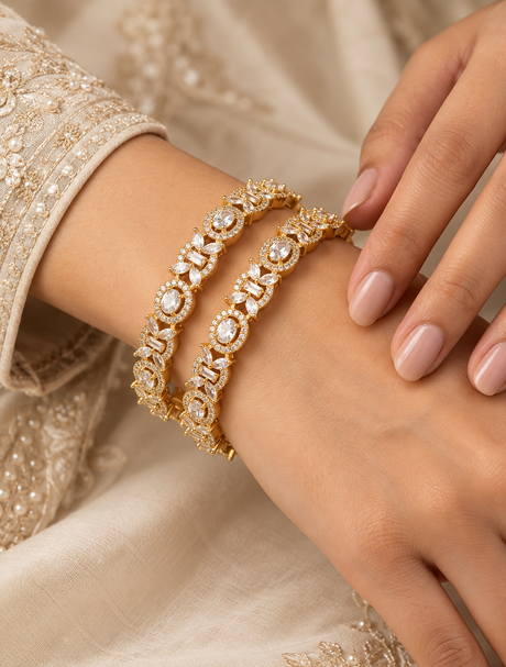 Noor-e-Shaahi Crystal Bangles