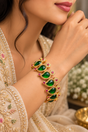 Emerald Rani Statement Bracelet