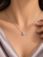 Lumière Solitaire Pendant Necklace