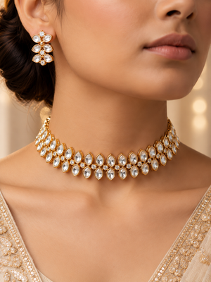 Aurevia Crystal Choker Set