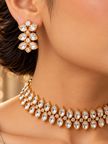 Aurevia Crystal Choker Set