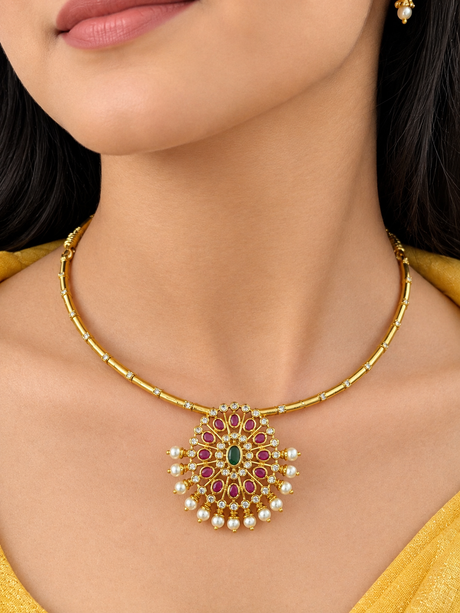 Emerald Royale Heritage Necklace Set