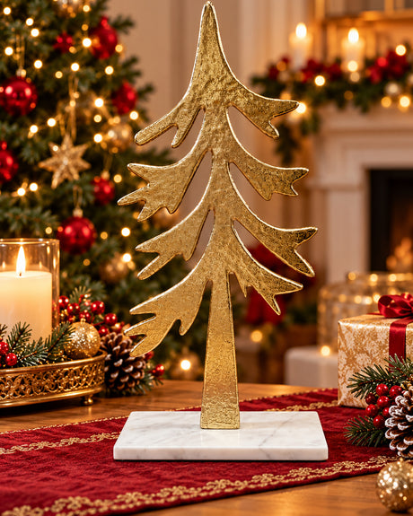 Golden Christmas Tree Large - Christmas decor