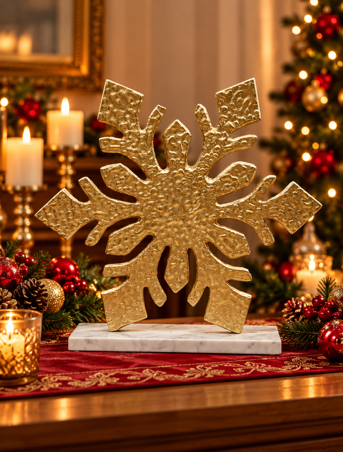 Aurelia Golden Snowflake - Christmas decor