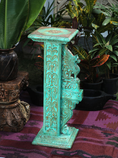 Carved Pedestal Table revivehome