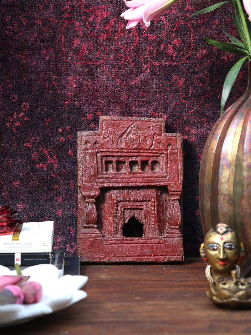 Jharokha Frame RED FRAME by ReviveHome