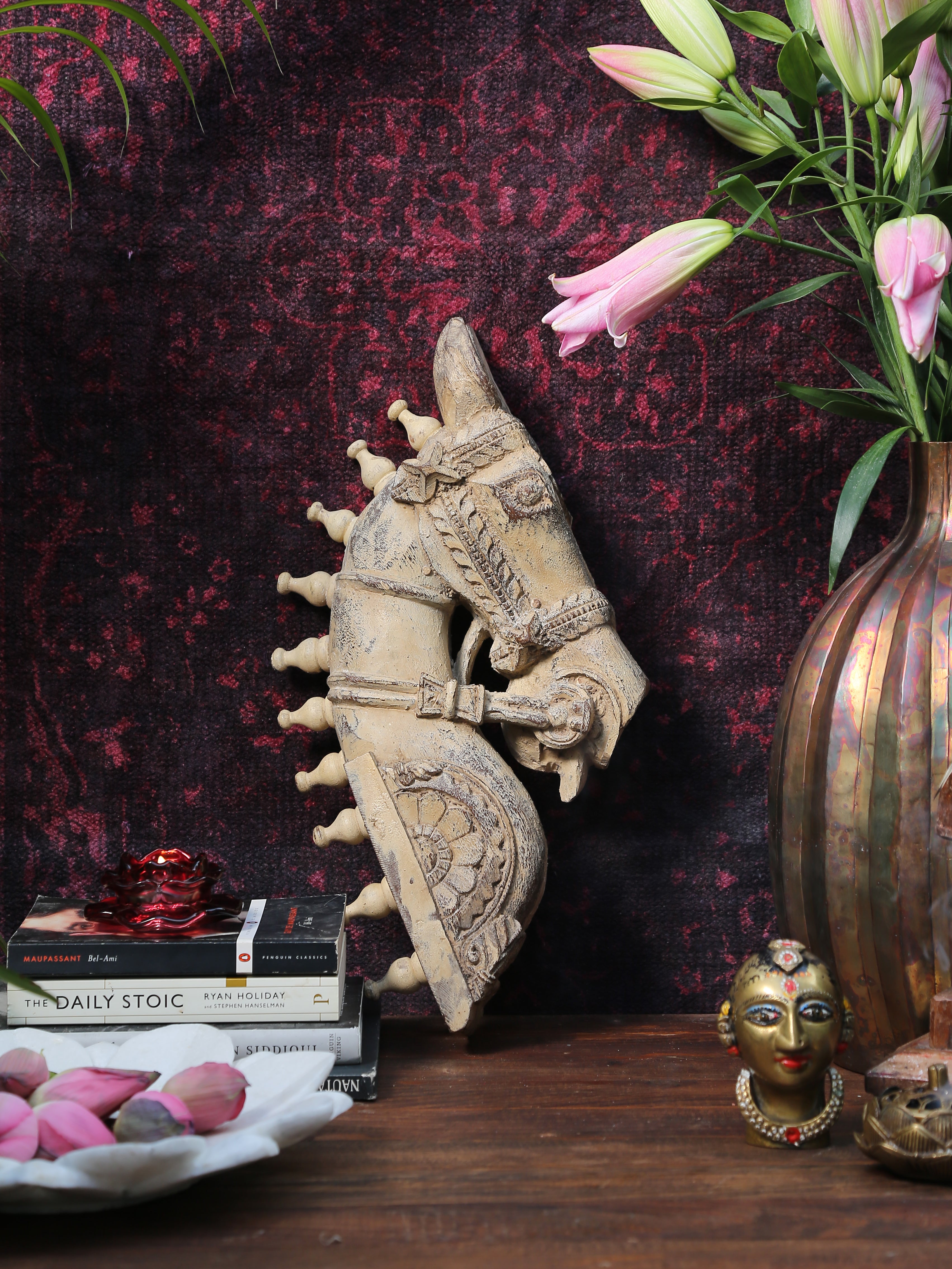 Majestic Horse in wood and resin by ReviveHome